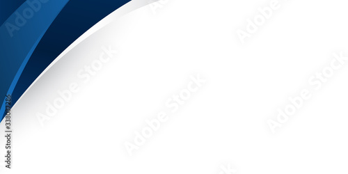 Free Download White presentation background with dark blue abstract graphic elements for presentation background design.  - GFXLoad