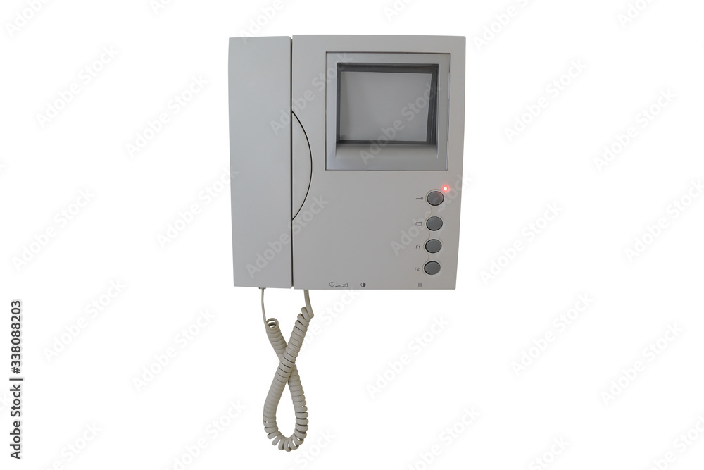intercom isolated on white background intercom isolated on white background