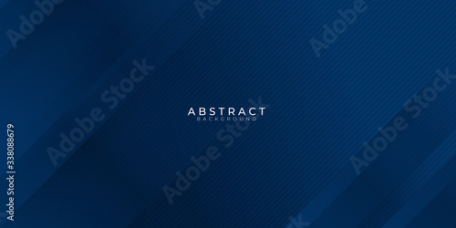 Modern blue abstract background with shadow layered element. Vector illustration design for presentation, banner, cover, web, flyer, card, poster, wallpaper, texture, slide, magazine, and powerpoint. 