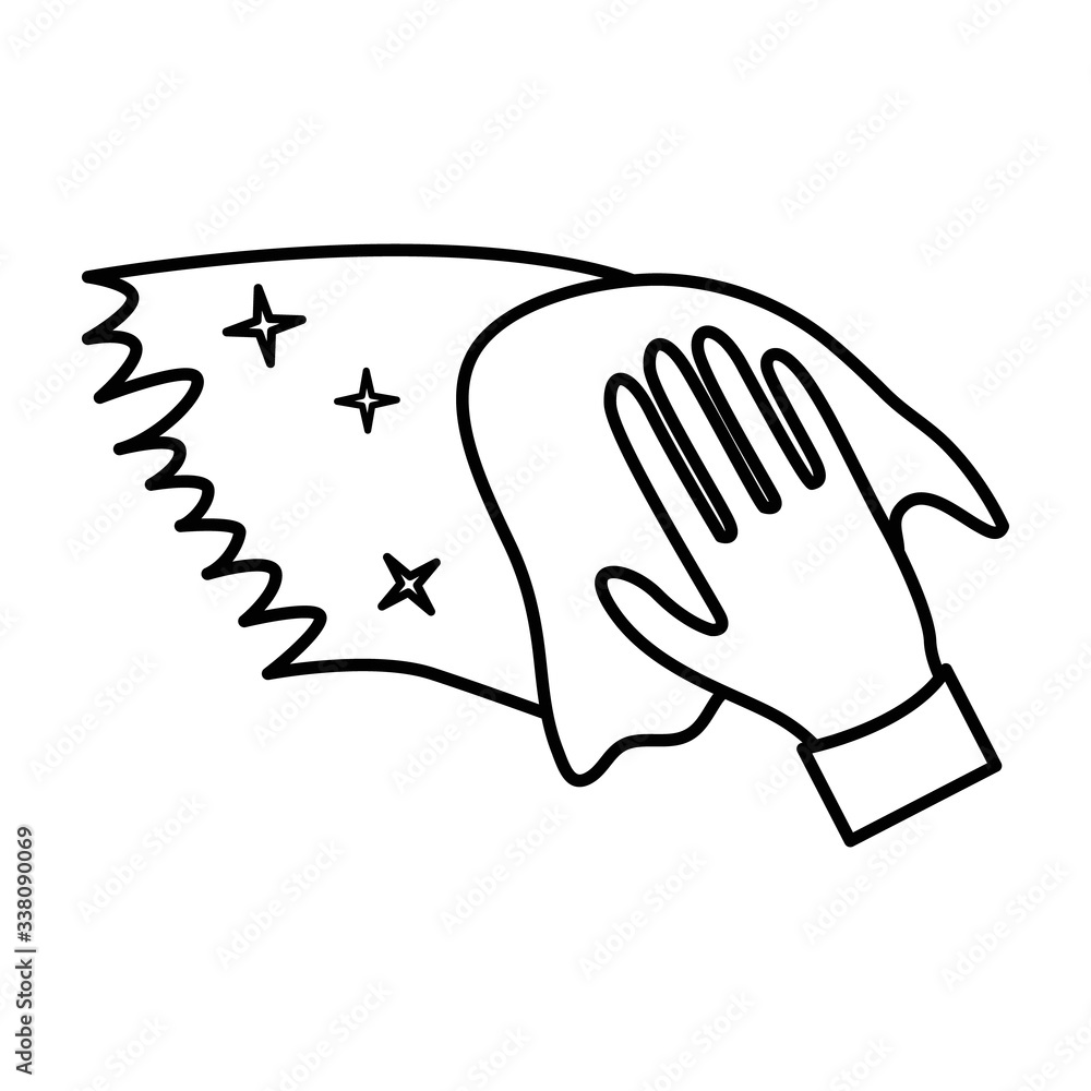 washcloth wash object line icon washcloth wash object line icon
