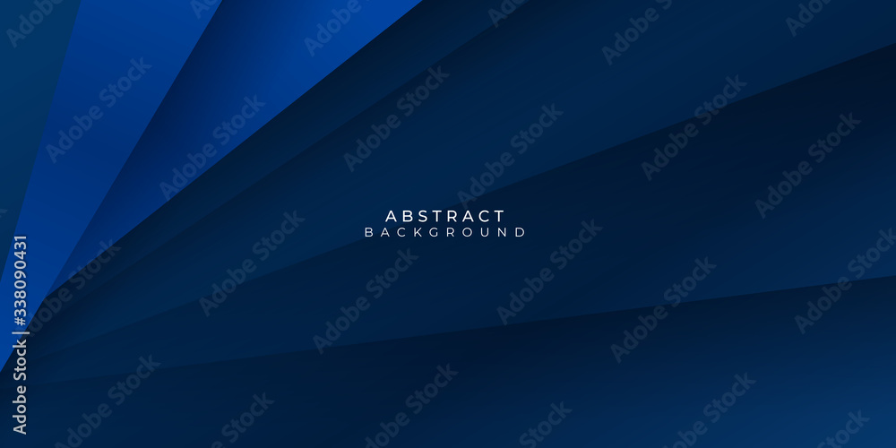 Modern blue abstract line triangle presentation background