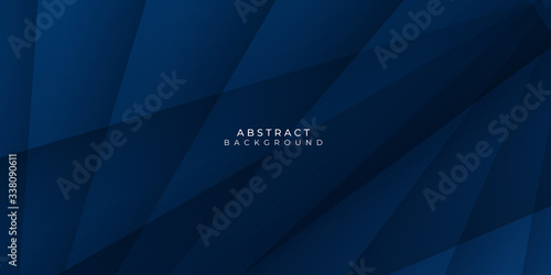 Modern blue business abstract presentation background