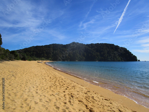 Totaranui Bay in the Abel Tasman Great Walk. New Zealand photo