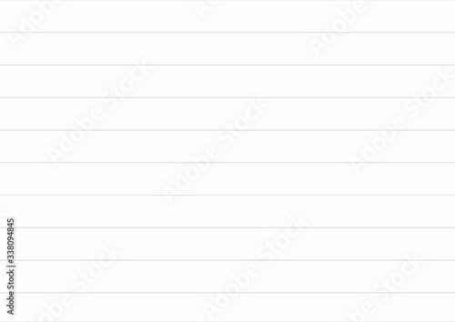 A4 lined format vector template horizontal illustration made in proportional size. Editable strockes. Lines are not expanded.