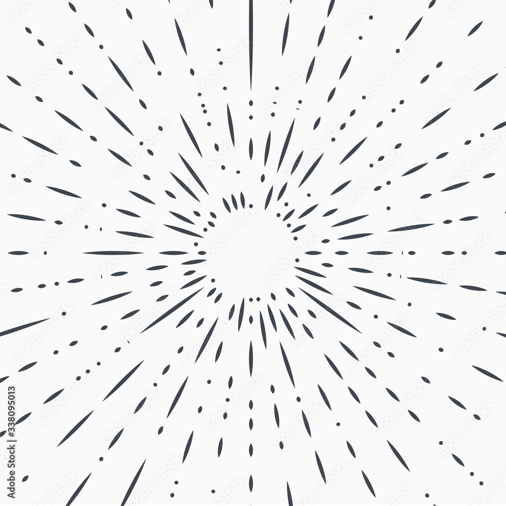 Obraz premium vintage bursting rays - design elements for your design.