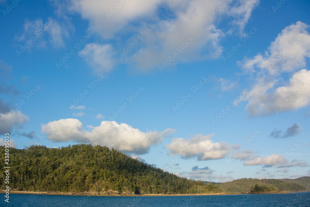 Coastal views of the Whitsunday Islands, Queensland, Australia