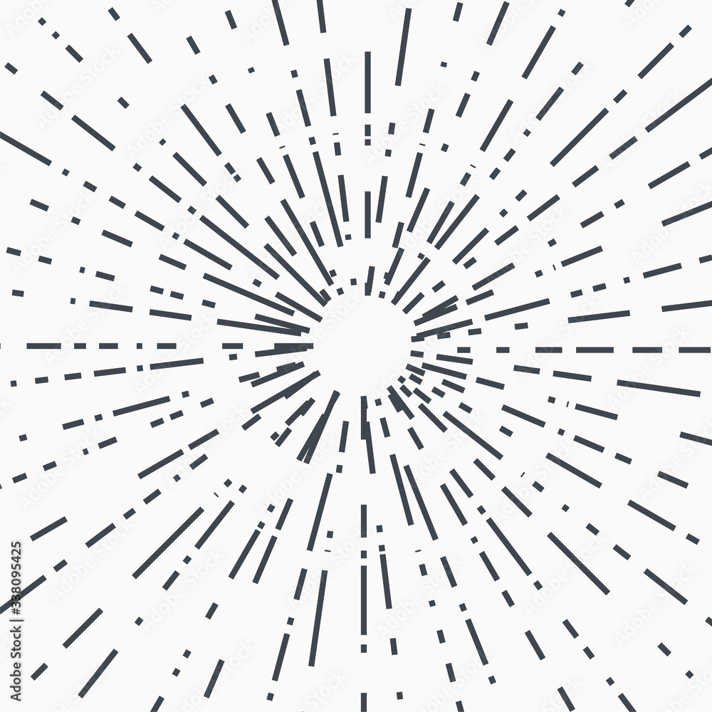 Obraz premium vintage bursting rays - design elements for your design.