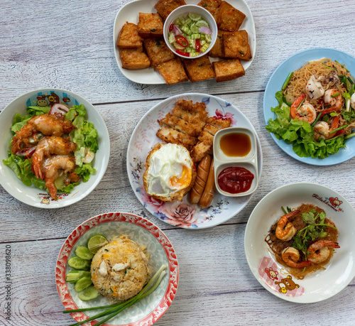 Thai Food Mixed Dishes Set 4342
