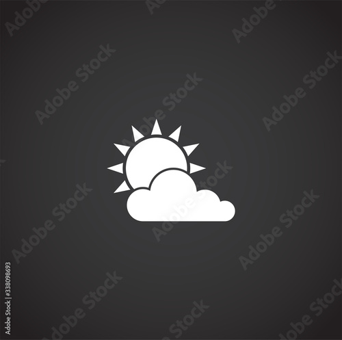 Travel erelated icon on background for graphic and web design. Creative illustration concept symbol for web or mobile app