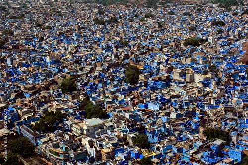 Jodhpur  aerial view of city