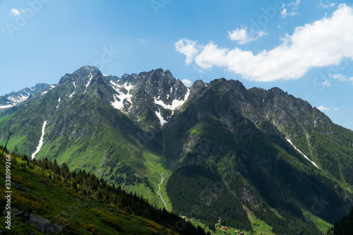 Mountains hills green valleys Turkey blacksea 