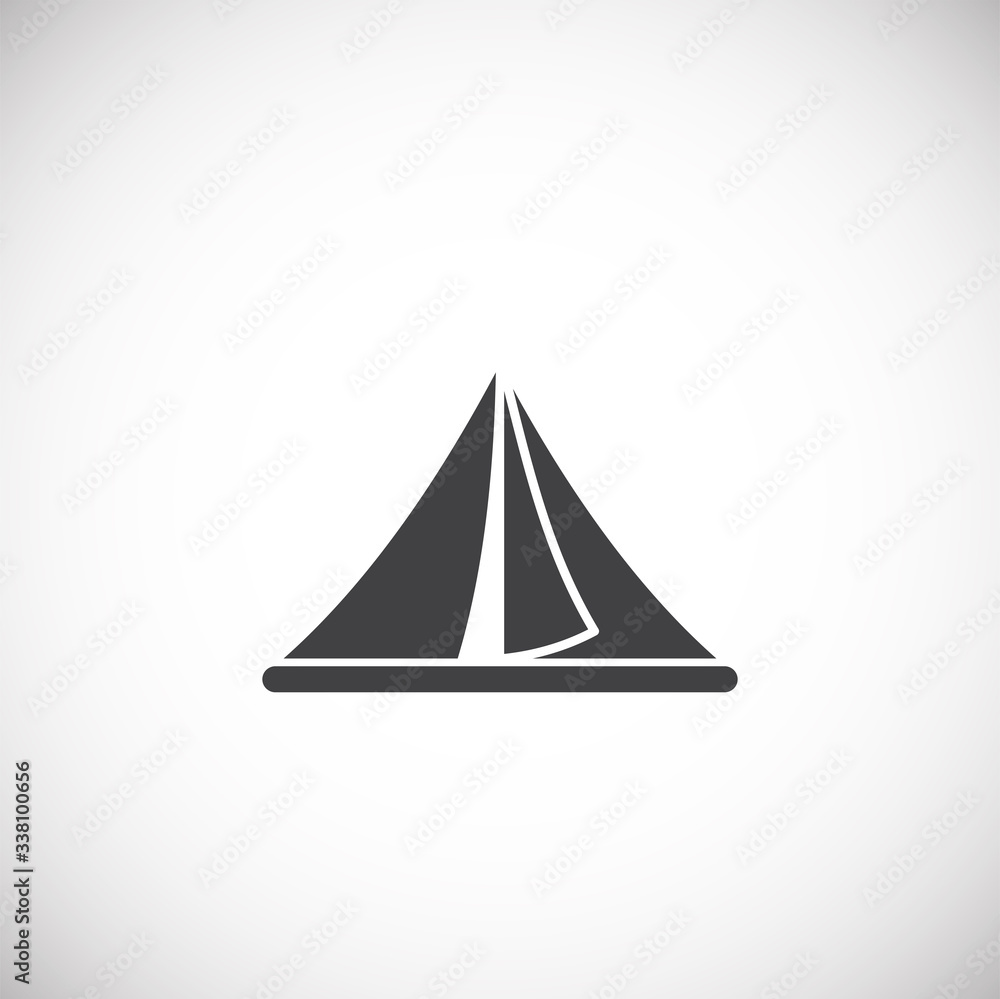 Travel erelated icon on background for graphic and web design. Creative illustration concept symbol for web or mobile app