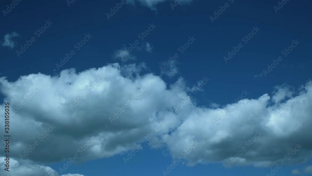 Timelapse of clouds against the blue sky, beautiful clouds in slow motion fly away against the blue sky. Spring sky before the rain. Timelapse of clouds against the blue sky, beautiful clouds in slow motion fly away against the blue sky. Spring sky before the rain.