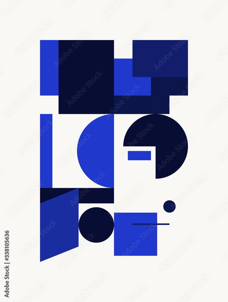 Bauhaus Abstract Vector Composition Design Bauhaus Abstract Vector Composition Design