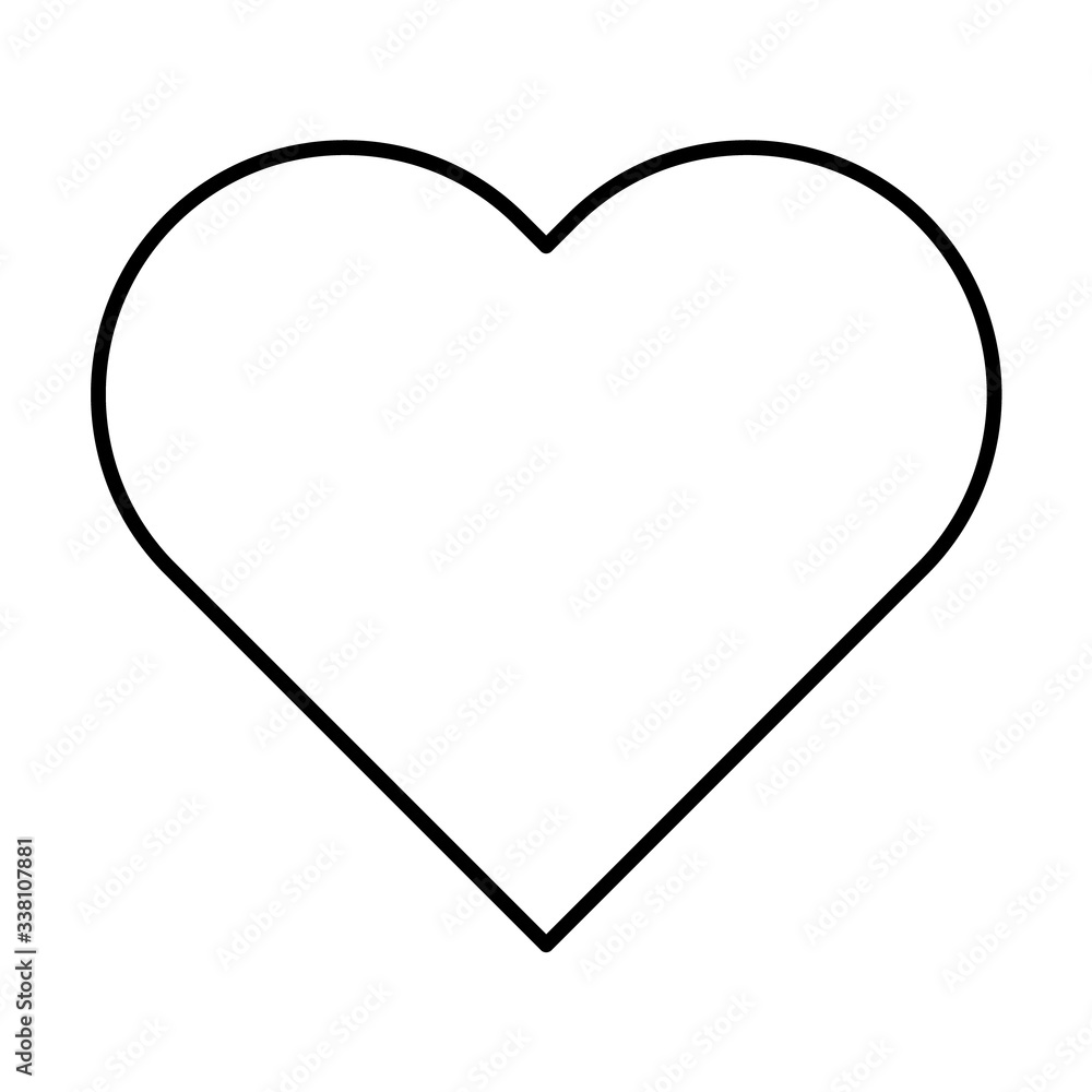 Heart icon, love vector symbol isolated on white bacground. Valentine graphic sign Heart icon, love vector symbol isolated on white bacground. Valentine graphic sign