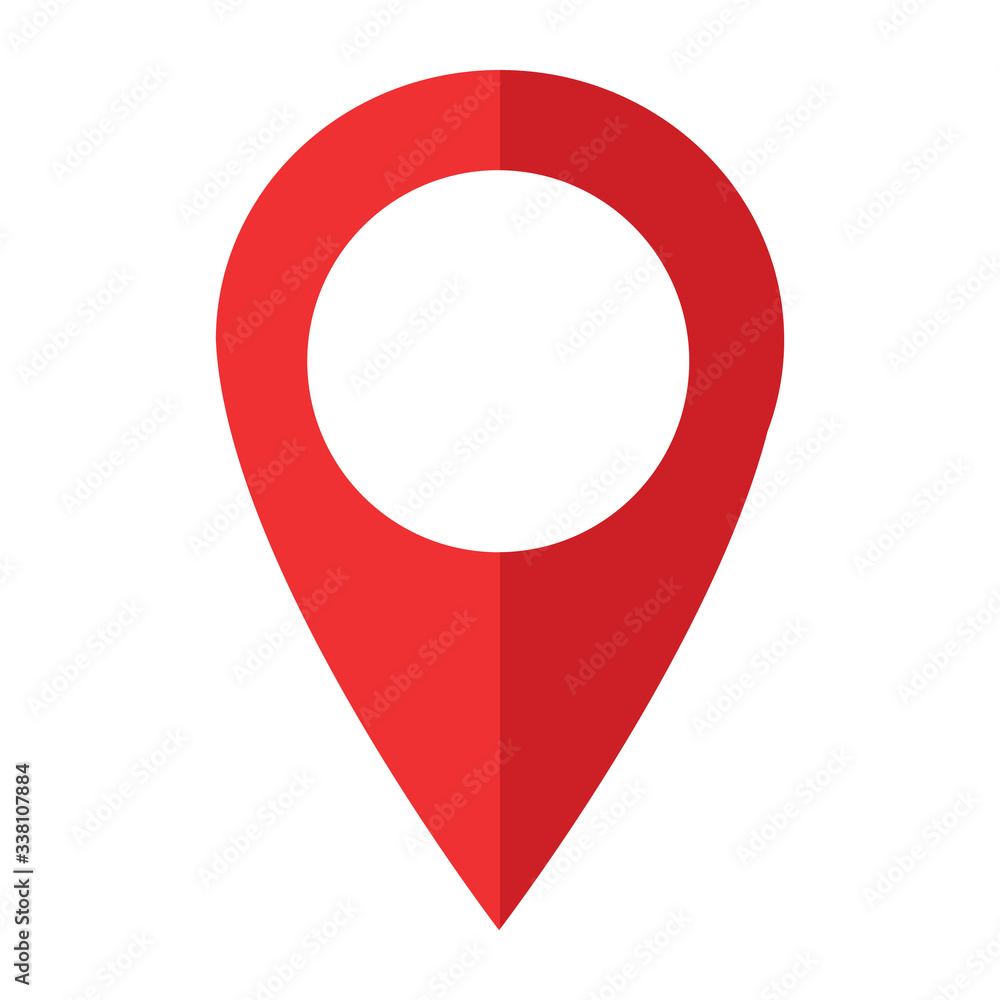 Location icon, map pointer symbol isolated on white background. Vector web button Location icon, map pointer symbol isolated on white background. Vector web button
