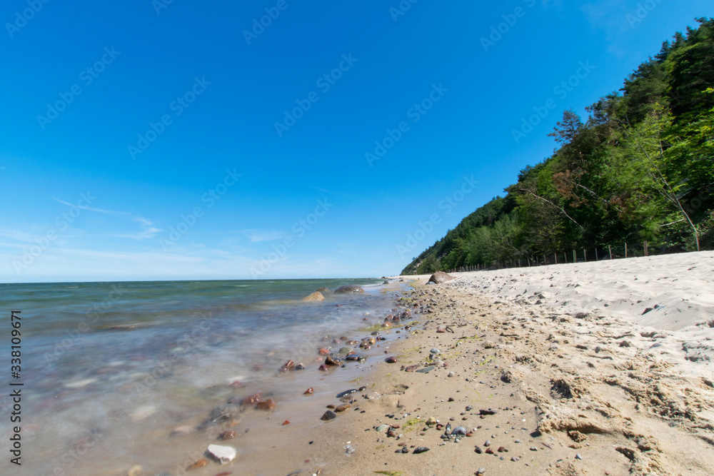 coastline at Misdroy, Poland coastline at Misdroy, Poland