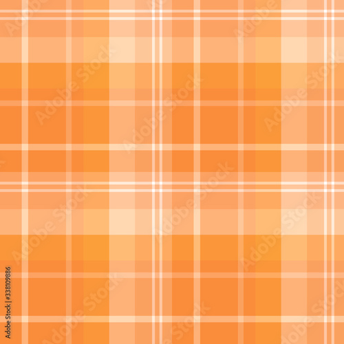 Seamless pattern in interesting beautiful orange colors for plaid, fabric, textile, clothes, tablecloth and other things. Vector image.