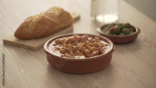 spanish callos, a typical stew with pork or beef tripe