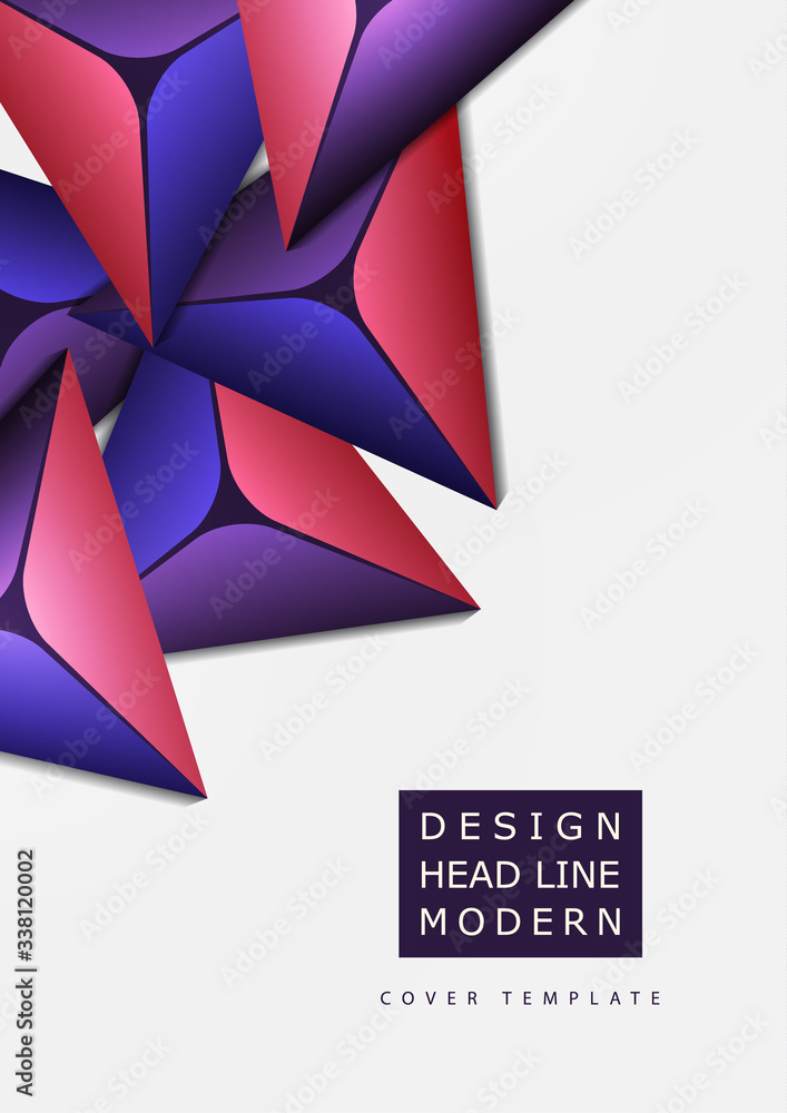 Abstract colorful background with geometric elements. Flying pyramids, triangles. Minimal cover design. Template for your corporate design. Vector Abstract colorful background with geometric elements. Flying pyramids, triangles. Minimal cover design. Template for your corporate design. Vector
