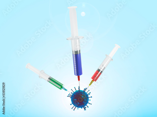 Coronavirus y jeringas. Carrera para encontrar la vacuna contra el COVID-19 photo