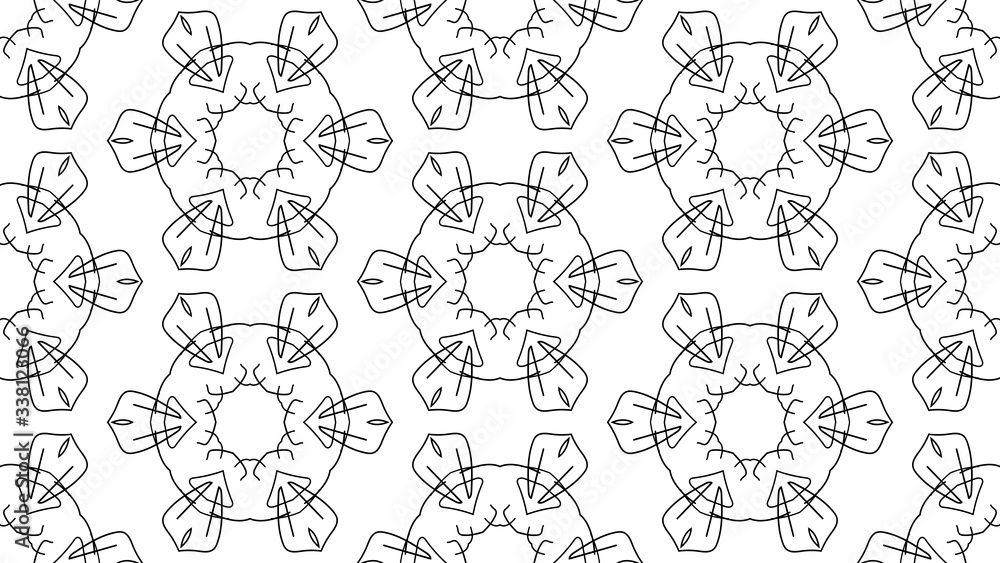 Seamless geometric pattern background. Ornament for your design