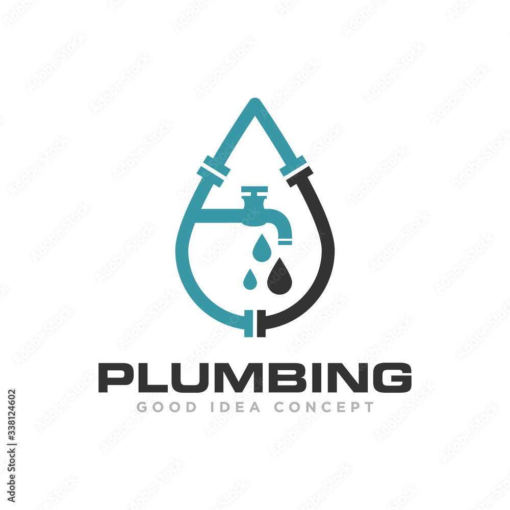 Plumbing Logo Icon Design Vector