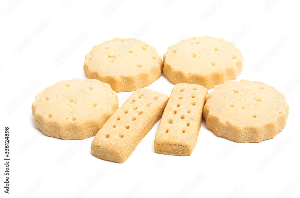 butter cookies isolated butter cookies isolated