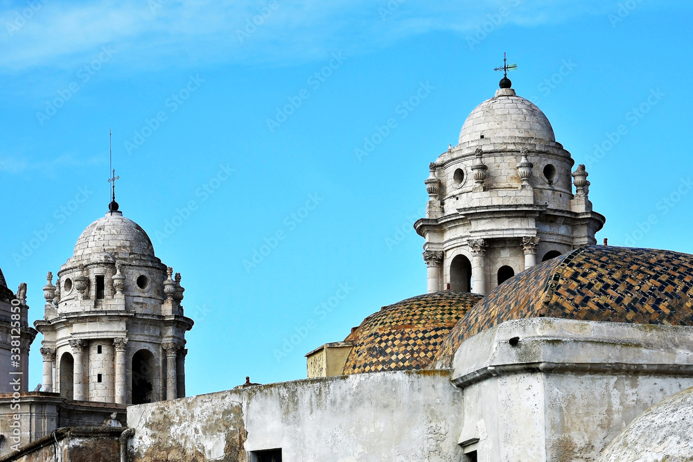 Cadiz Cathedral capital Andalusia Spain. Europe. November 27, 2019
