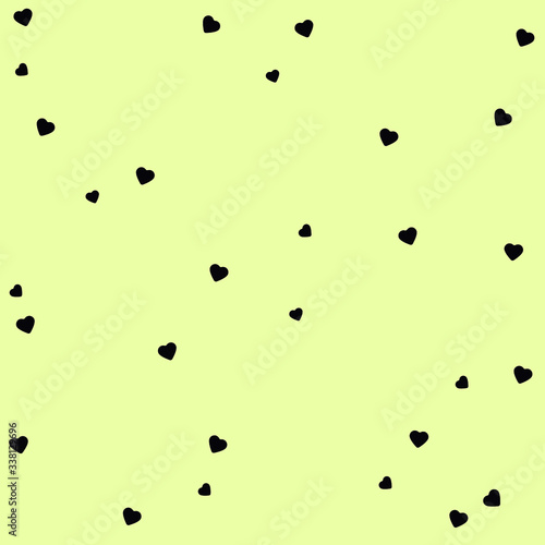 Cute  Hearts  Pattern  Vector  Background