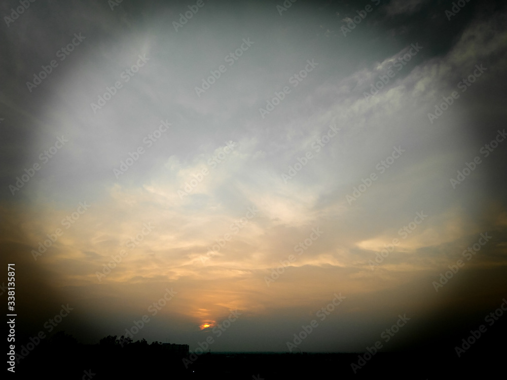 Obraz premium sunset in the sky