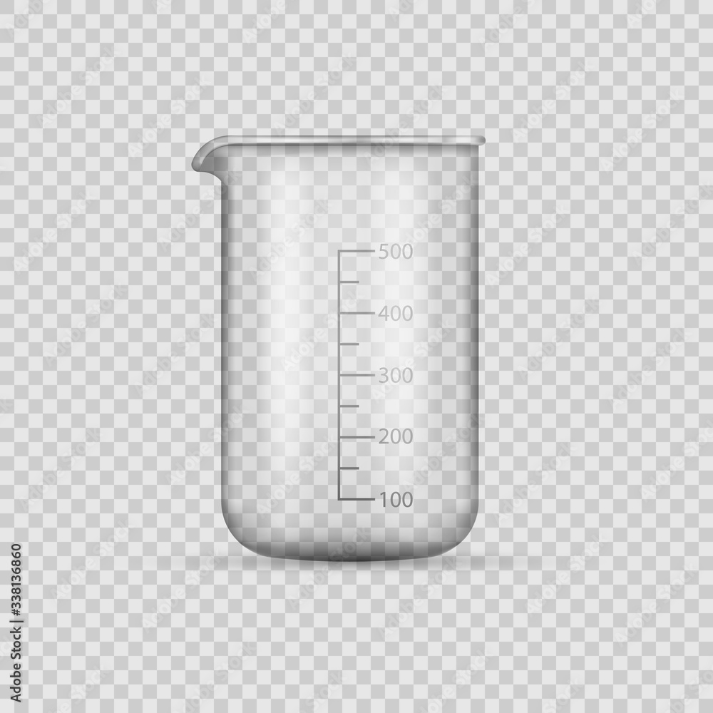 laboratory glassware or beaker isolated on transparent background. Vector illustration. laboratory glassware or beaker isolated on transparent background. Vector illustration.