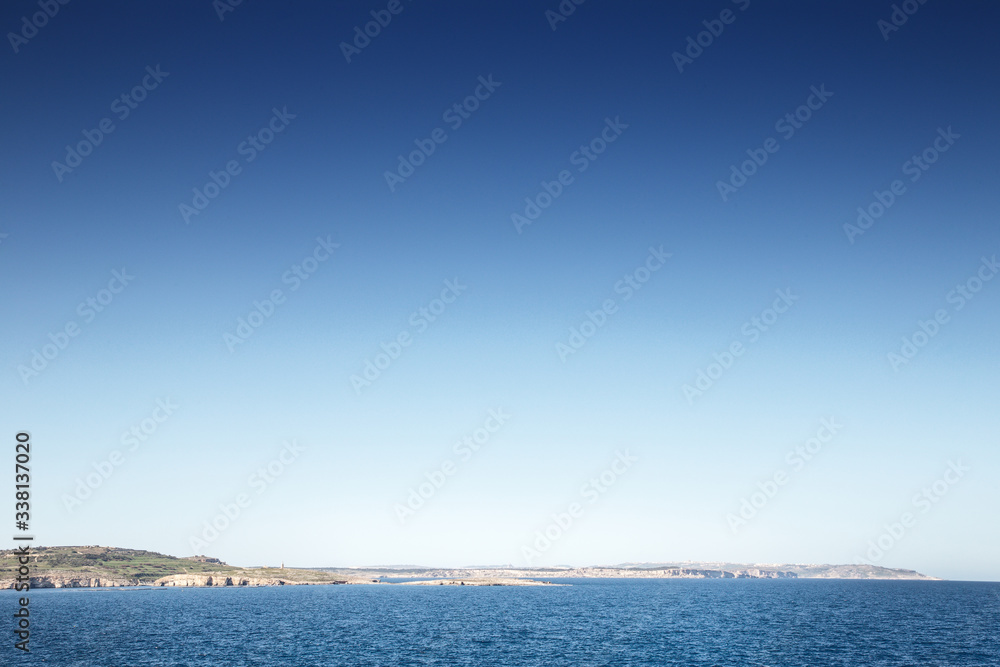 Obraz premium seascape of the small european island of malta
