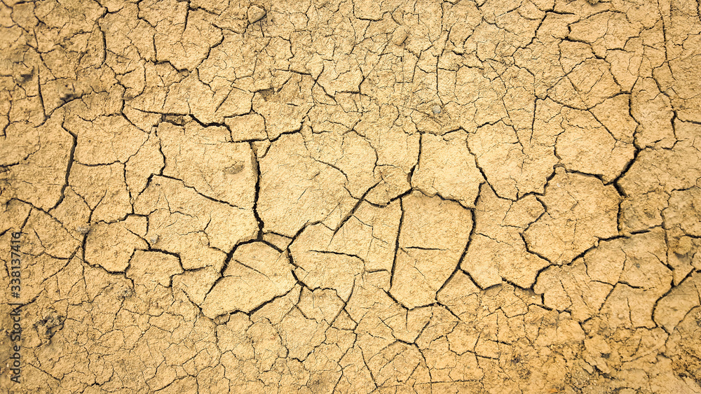 Dry mud cracked ground texture. Drought season background Dry mud cracked ground texture. Drought season background