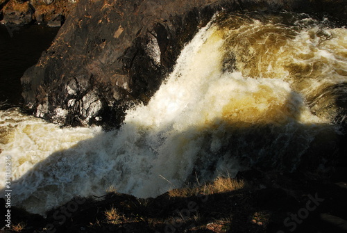 Kivach Falls is high cascade waterfall in Russia. It is located on Suna River in Kondopoga District, Republic of Karelia and gives its name to the Kivach Natural Reserve photo