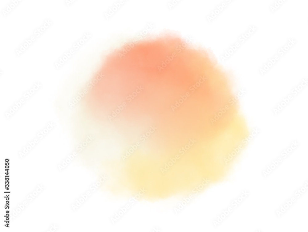 Hand draw Watercolor splash on white background. Abstract illustration. Pastel color for banner, clip video decoration, brush stroke Hand draw Watercolor splash on white background. Abstract illustration. Pastel color for banner, clip video decoration, brush stroke