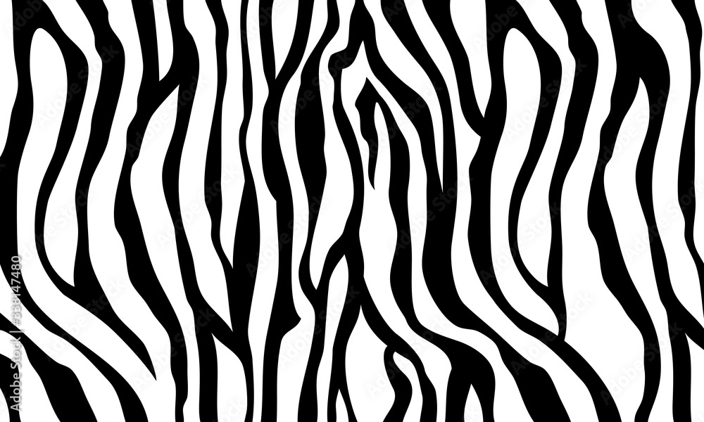 tiger skin pattern black and white print