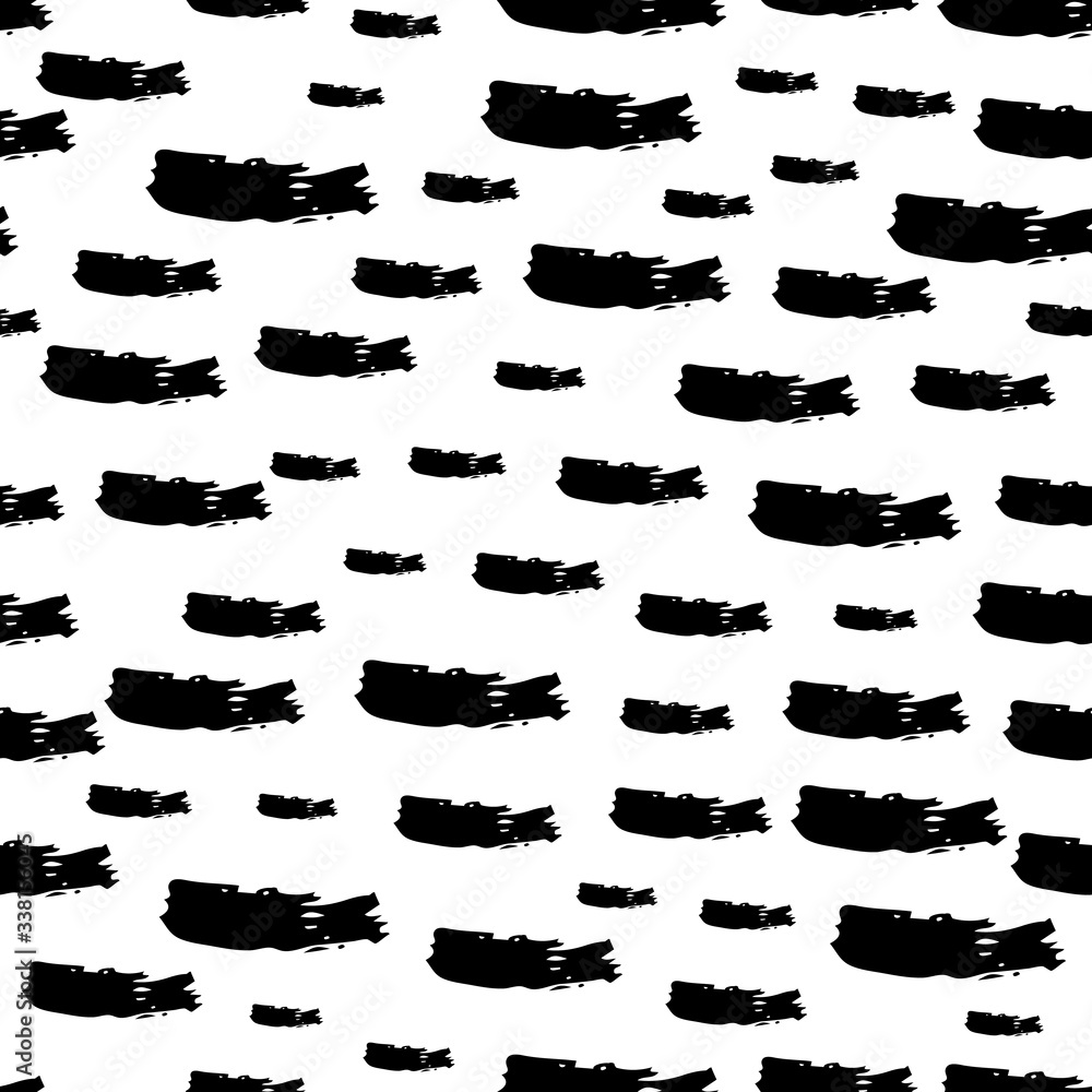 Seamless Pattern with hand drawn scribble smears Seamless Pattern with hand drawn scribble smears