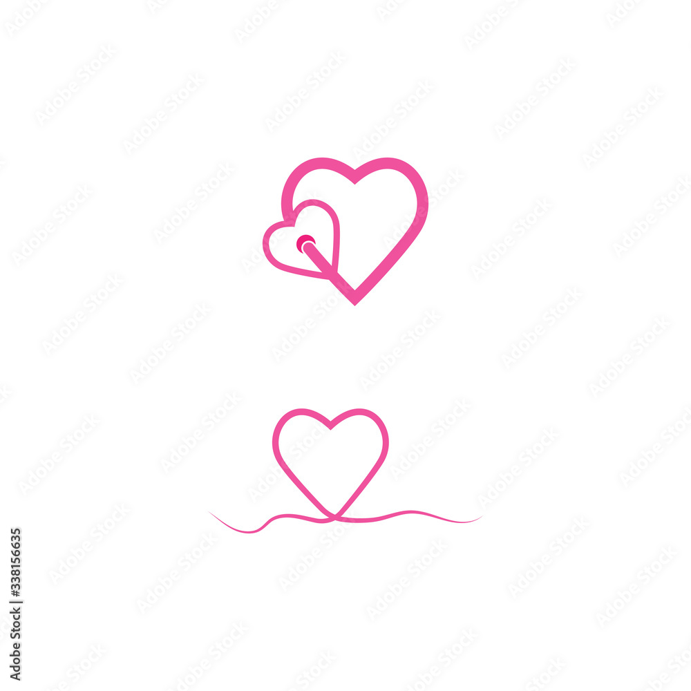 Beauty Love Vector illustration design Beauty Love Vector illustration design