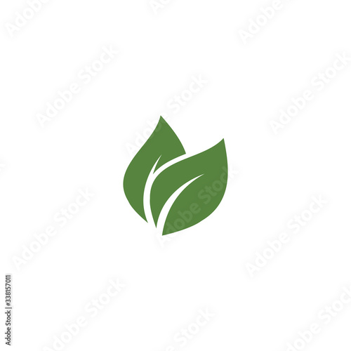 Green garden green leaf Logo Template © evandri237@gmail