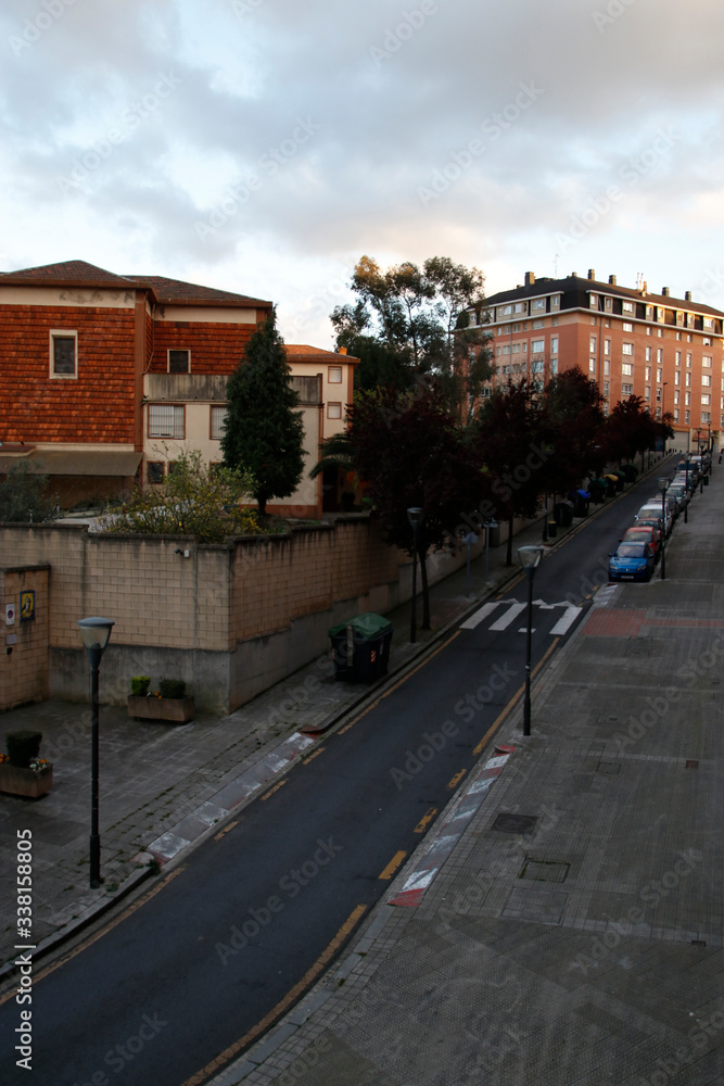 Building in a neighborhood of Bilbao