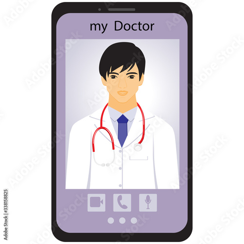 Video call with doctor