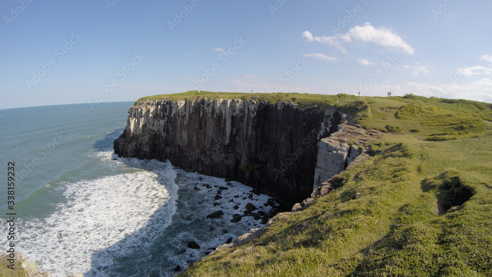 Torres - RS. Cliffs from Guarita Park in Torres, Rio Grande do Sul, Brazil