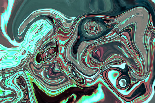 Abstract trendy holographic background. Trend concept is fluidity.