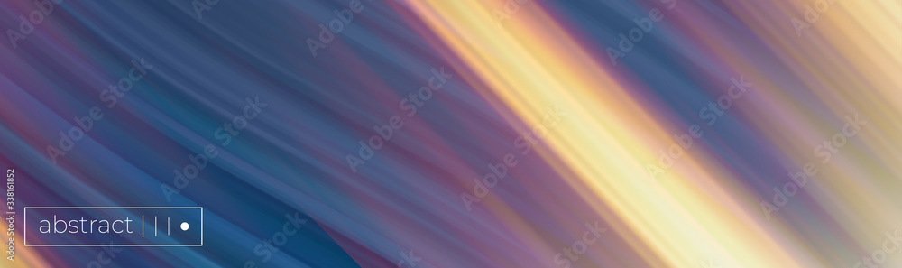 Obraz premium sun rays in the clouds wavy lined smoky on soft wind motion design. concept design. Blurred vector background.