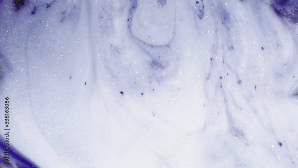 Color fluid flow. Marble stone. White heron phantom blue ink mix motion. Color fluid flow. Marble stone. White heron phantom blue ink mix motion.