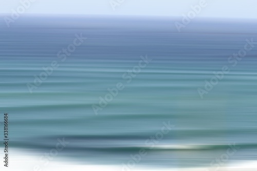 Scenic view of waves in sea