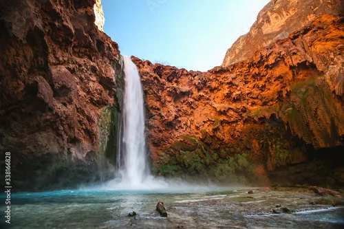 Panel kuchenny z motywem View of waterfall in Grand Canyon National Park