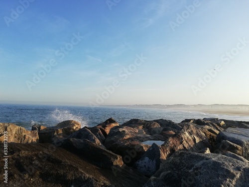 rocks on the seashore