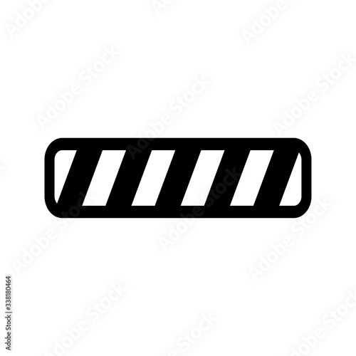 Barrier icon vector